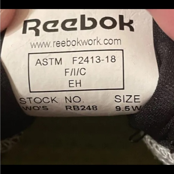 Reebok Print Work ULTK Red maroon steel toe boots work shoes non slip - Picture 7 of 7